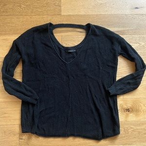 Millau Black V Neck Sweater from LF